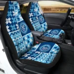 New York City FC Car Seat Cover – Custom Ugly Style Blue and White