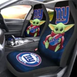 New York Giants Car Seat Cover - Baby Yoda Blue and Black