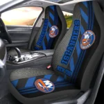 New York Islanders Car Seat Cover - Custom Black and Blue