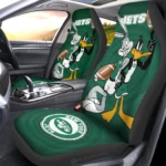 New York Jets Car Seat Cover - Custom Looney Tunes Bugs and Daffy Green and Black
