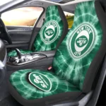 New York Jets Car Seat Cover - Custom Tie Dye Green and White