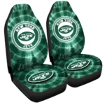 New York Jets Car Seat Cover – Custom Tie Dye Green and White