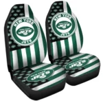 New York Jets Car Seat Cover – Custom US Flag Style Green and Black