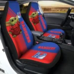 New York Rangers Car Seat Cover – Baby Yoda Red and Purple