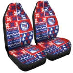New York Rangers Car Seat Cover – Custom Ugly Style Blue and Red