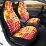 New York Red Bulls Car Seat Cover – Custom Ugly Style Red and Yellow