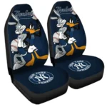 New York Yankees Car Seat Cover – Custom Looney Tunes Bugs and Daffy Blue and Black
