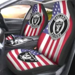 Oakland Raiders Car Seat Cover – Custom Black and Red