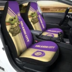 Orlando City SC Car Seat Cover – Baby Yoda Cream and Gold