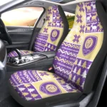 Orlando City SC Car Seat Cover - Custom Ugly Style Purple and Cream