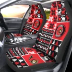 Ottawa Senators Car Seat Cover - Custom Ugly Style Black and Red