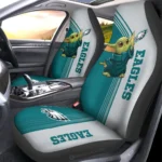 Philadelphia Eagles Car Seat Cover - Baby Yoda Blue and White