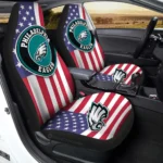 Philadelphia Eagles Car Seat Cover - Custom Black and Red