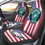 Philadelphia Eagles Car Seat Cover – Custom Black and Red