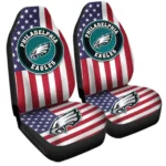 Philadelphia Eagles Car Seat Cover – Custom Black and Red