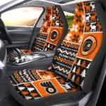 Philadelphia Flyers Car Seat Cover - Custom Ugly Style Black and Orange