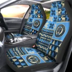 Philadelphia Union Car Seat Cover - Custom Ugly Style Blue and White