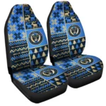 Philadelphia Union Car Seat Cover – Custom Ugly Style Blue and White