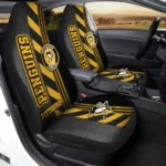 Pittsburgh Penguins Car Seat Cover – Custom Black and Yellow