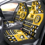 Pittsburgh Penguins Car Seat Cover - Custom Ugly Style Black and Yellow