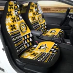 Pittsburgh Penguins Car Seat Cover – Custom Ugly Style Black and Yellow