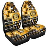 Pittsburgh Penguins Car Seat Cover – Custom Ugly Style Black and Yellow