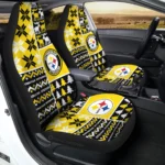 Pittsburgh Steelers Car Seat Cover – Custom Ugly Style Black and Yellow