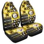 Pittsburgh Steelers Car Seat Cover – Custom Ugly Style Black and Yellow