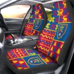 Real Salt Lake Car Seat Cover - Custom Ugly Style Pink and Blue