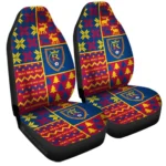 Real Salt Lake Car Seat Cover – Custom Ugly Style Pink and Blue