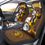 San Diego Padres Car Seat Cover - Custom Looney Tunes Bugs and Daffy Orange and Black
