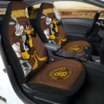San Diego Padres Car Seat Cover – Custom Looney Tunes Bugs and Daffy Orange and Black