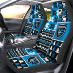 San Jose Earthquakes Car Seat Cover - Custom Ugly Style Black and Blue