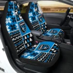 San Jose Earthquakes Car Seat Cover – Custom Ugly Style Black and Blue