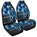 San Jose Earthquakes Car Seat Cover – Custom Ugly Style Black and Blue