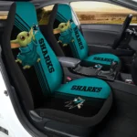 San Jose Sharks Car Seat Cover – Baby Yoda Blue and Black