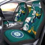 Seattle Mariners Car Seat Cover - Custom Looney Tunes Bugs and Daffy Blue and Black