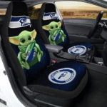 Seattle Seahawks Car Seat Cover – Baby Yoda Black and Green