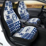 Seattle Seahawks Car Seat Cover – Custom Ugly Style Blue and White