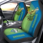 Seattle Sounders FC Car Seat Cover - Baby Yoda Green and Blue
