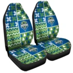 Seattle Sounders FC Car Seat Cover – Custom Ugly Style Green and Blue