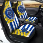 St. Louis Blues Car Seat Cover - Custom US Flag Style Blue and White