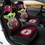 Tampa Bay Buccaneers Car Seat Cover – Baby Yoda Black and Red