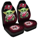 Tampa Bay Buccaneers Car Seat Cover – Baby Yoda Black and Red