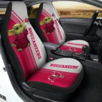 Tampa Bay Buccaneers Car Seat Cover – Baby Yoda Pink and White