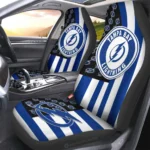Tampa Bay Lightning Car Seat Cover – Custom US Flag Style Blue and Black