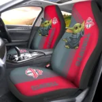Toronto FC Car Seat Cover - Baby Yoda Red and Gray