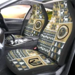 Vegas Golden Knights Car Seat Cover - Custom Ugly Style Gray and Gold