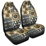 Vegas Golden Knights Car Seat Cover – Custom Ugly Style Gray and Gold