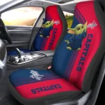 Washington Capitals Car Seat Cover - Baby Yoda Blue and Red
